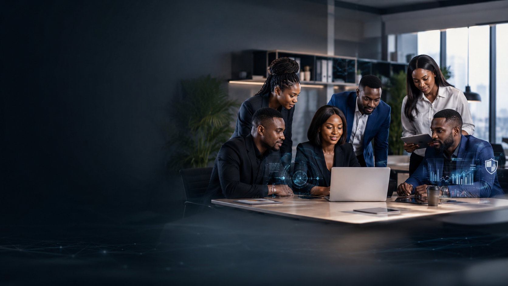 Agent fleet — six agents working around the clock